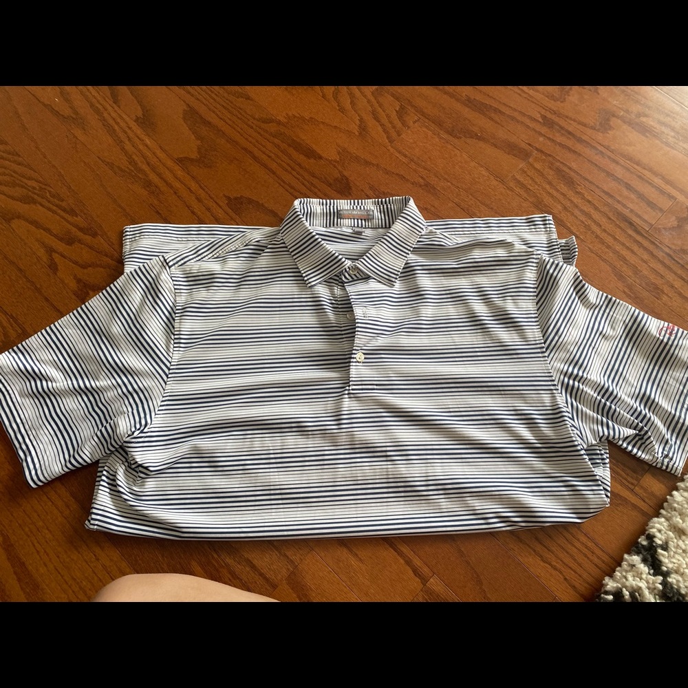 Size L Black & White Peter Millar!